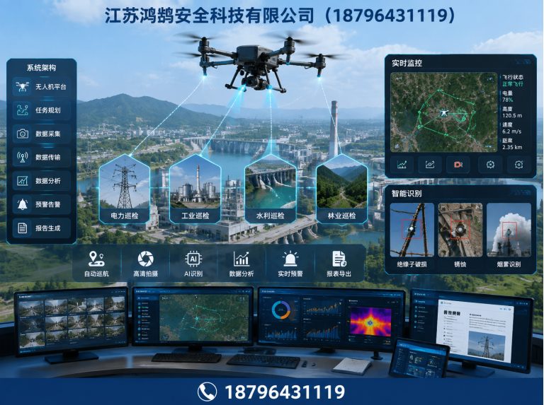 伊春无人机巡检系统展示图